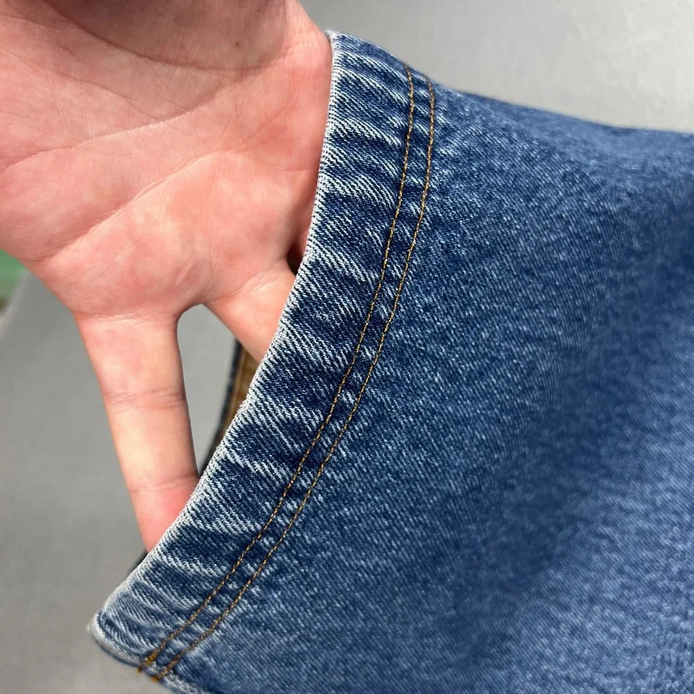 Duluth Trading Co Jeans Mens 41x30.5 Medium Wash‎ Blue Denim Work Casual Cotton